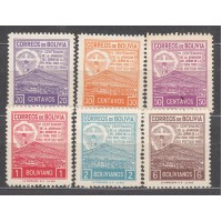 Bolivia - Correo 1950 Yvert 300/305 ** Mnh 
