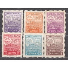 Bolivia - Correo 1950 Yvert 300/305 ** Mnh 