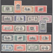 Bolivia - Correo 1951 Yvert 309/18+ Aereo 117/26 ** Mnh Centenario de la Fundación de la Paz