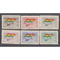 Bolivia - Correo 1951 Yvert 326/31 ** Mnh Bandera Nacional 