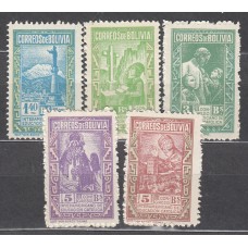 Bolivia - Correo 1948 Yvert 292/96 ** Mnh Religión