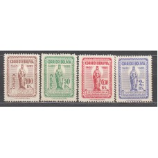 Bolivia - Correo 1952 Yvert 338/39+Aereo 140/41 ** Mnh Isabel la Catolica
