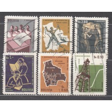 Bolivia - Correo 1964 Yvert 439/41+Aereo 232/4 usado 