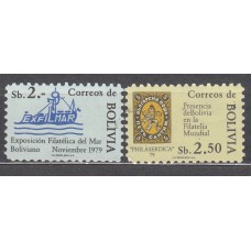 Bolivia - Correo 1979 Yvert 579/80 ** Mnh Exposición Filatelica