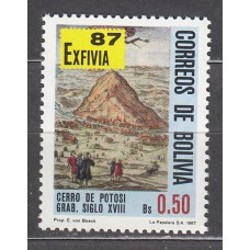 Bolivia - Correo 1987 Yvert 689 ** Mnh Exposición Filatelica