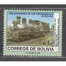 Bolivia - Correo 1988 Yvert 714 ** Mnh Tren