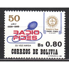 Bolivia - Correo 1989 Yvert 724 ** Mnh Radio Fides