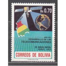 Bolivia - Correo 1990 Yvert 753 ** Mnh Telecomunicaciones