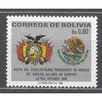 Bolivia - Correo 1990 Yvert 764 ** Mnh Escudo