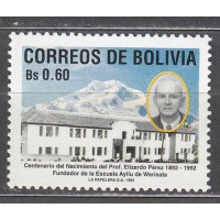 Bolivia - Correo 1992 Yvert 792 ** Mnh Personaje