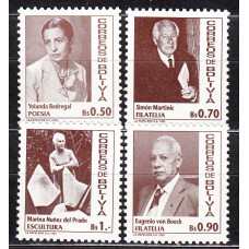 Bolivia - Correo 1993 Yvert 850/53 ** Mnh Personajes