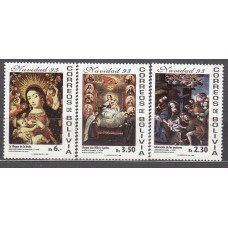 Bolivia - Correo 1994 Yvert 855A/C ** Mnh Navidad
