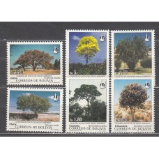 Bolivia - Correo 1994 Yvert 863/68 ** Mnh Flora - Arboles