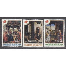 Bolivia - Correo 1995 Yvert 905/907 ** Mnh Navidad