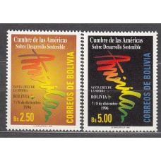 Bolivia - Correo 1996 Yvert 923/24 ** Mnh 