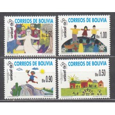 Bolivia - Correo 1997 Yvert 951/54 ** Mnh Unicef