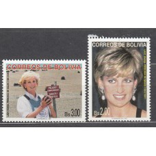 Bolivia - Correo 1998 Yvert 968/69 ** Mnh Diana Princesa de Gales