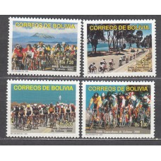 Bolivia - Correo 2000 Yvert 1048/51 ** Mnh Deportes - Carrera Ciclista