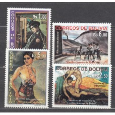 Bolivia - Correo 2000 Yvert 1065/68 ** Mnh Pinturas