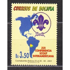 Bolivia - Correo 2001 Yvert 1088 ** Mnh Deportes Boi Scouts
