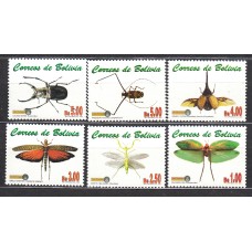 Bolivia - Correo 2001 Yvert 1095/1100 ** Mnh Fauna - Insectos