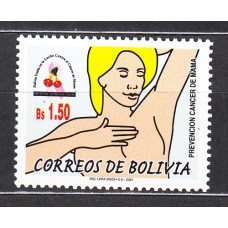 Bolivia - Correo 2001 Yvert 1106 ** Mnh Prevención Cancer de Mama