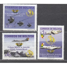 Bolivia - Correo 2002 Yvert 1127/29 ** Mnh Aviones