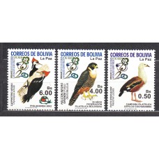 Bolivia - Correo 2002 Yvert 1130/32 ** Mnh Fauna - Aves