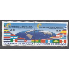 Bolivia - Correo 2003 Yvert 1158/59 ** Mnh Banderas