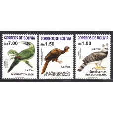 Bolivia - Correo 2005 Yvert 1189/91 ** Mnh Fauna - Aves