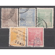 Bolivia - Aereo Yvert 77/81 ** Mnh Aviones