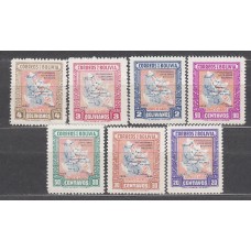Bolivia - Aereo Yvert 82/88 ** Mnh 