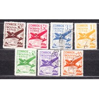 Bolivia - Aereo Yvert 108/14 usado Aviones