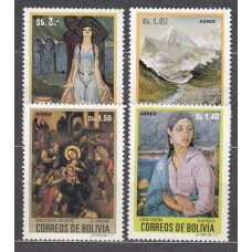 Bolivia - Aereo Yvert 299/302 ** Mnh Pinturas