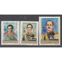 Bolivia - Aereo Yvert 326/28 ** Mnh Personajes