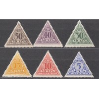 Bolivia Tasas Yvert 1/6 **/* Mnh/Mh 