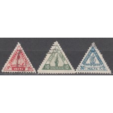 Bolivia Tasas Yvert 7/9 usado