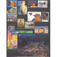 Andorra Española Correo Año Completo 2019 ** Mnh