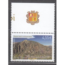 Andorra Francesa Correo 2022 Yvert 870 ** Mnh Paisajes y Montañas