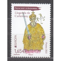Andorra Francesa Correo 2022 Yvert 874 ** Mnh Europa Mitos y Leyendas
