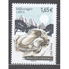 Andorra Francesa Correo 2022 Yvert 876 ** Mnh Transporte automovil