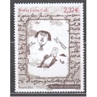 Andorra Francesa Correo 2022 Yvert 879 ** Mnh Historia Joana Call
