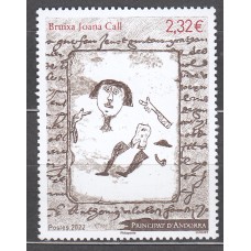 Andorra Francesa Correo 2022 Yvert 879 ** Mnh Historia Joana Call