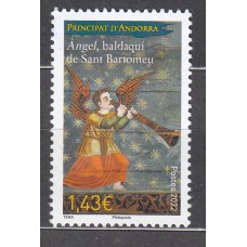Andorra Francesa Correo 2022 Yvert 884 ** Mnh Arte 