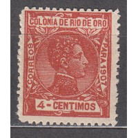 Rio de Oro Sueltos 1907 Edifil 21*Mh 