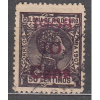 Rio de Oro Sueltos 1908 Edifil 37 usado 