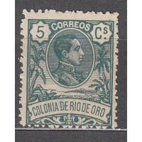 Rio de Oro Sueltos 1909 Edifil 43 * Mh