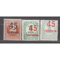 España II República 1938 Edifil 742/44 ** Mnh Cifras
