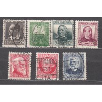 España II República 1933 Edifil 681/8 usado Personajes