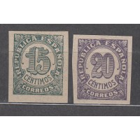 España Variedades 1938 Edifil 747sa/748sa (*) Mng